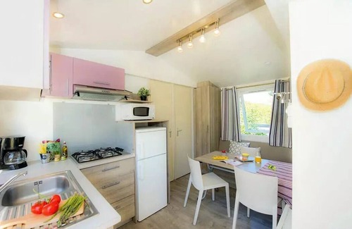 Cheval-Blanc House | Campsite Les Rives du Luberon * - Mobil-home Classic 3 rooms 4 people air conditioned
