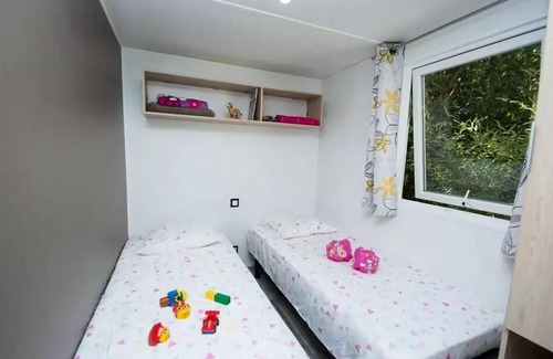Apt House | Campsite maeva Breathe Le Luberon * - Cottage Romarin 3 Rooms 4 People Air-Conditioned Private Spa