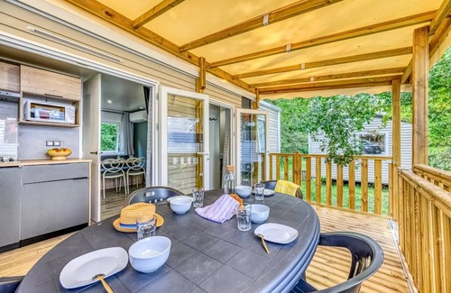 Parentis-en-Born House | Campsite maeva Club l'Arbre d'Or * - Mobile Home 3 Rooms 4 People Air Conditioned + TV