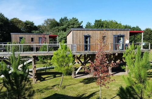 Caro Ski Chalet | Campsite maeva Respire Domaine de Kervallon * - Chalet Comfort Premium 3 Rooms 4 People PMR + TV