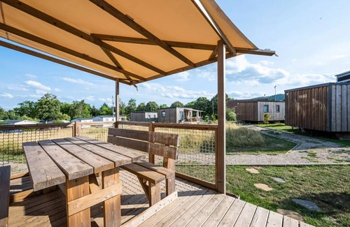 Saverne House | Campsite Seasonova Les Portes d'Alsace * - COTTAGE Prestige - 3 bedrooms Wood (sheets included) 6 persons