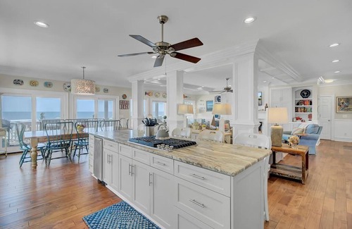 Isle of Palms House | Can't Top This, 706 Ocean Boulevard|Oceanfront|Sleeps 25|Private Pool|Fantastic Amenities and Dec.