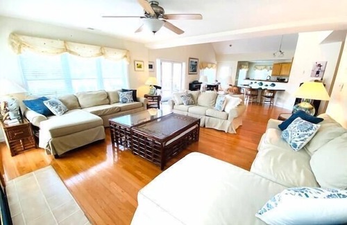 Rehoboth Beach House | Canal Front Home with Private Pier, Pool & Tennis Courts - Sleeps 18!