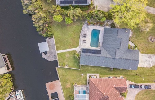 West Bradenton House | Canal-Front Home with Heated Pool and 5 bedrooms