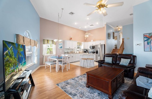 Nettles Island House | Canal Front! Stunning, beautifully updated 3-bedroom, 2.5-bath coastal-style beach home