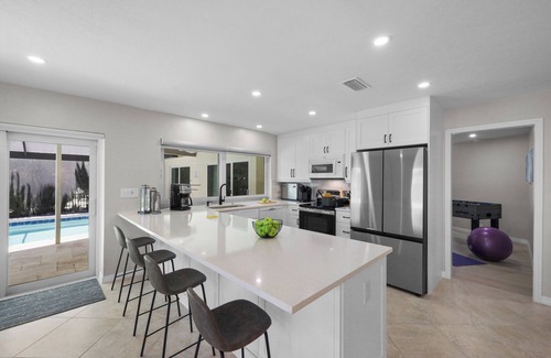 Marco Island House | Canal home w/pool, kayak, foosball, and ping pong