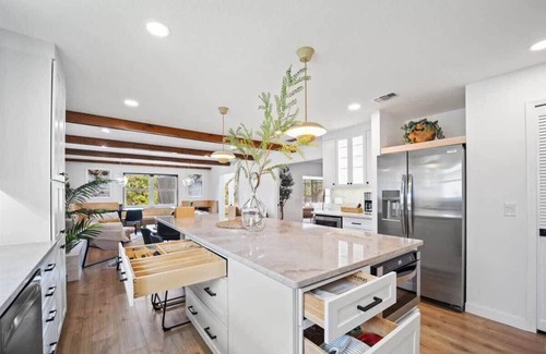 Palm Harbor House | Canalfront w/Pool, Kayaks, Bikes & Boat Access