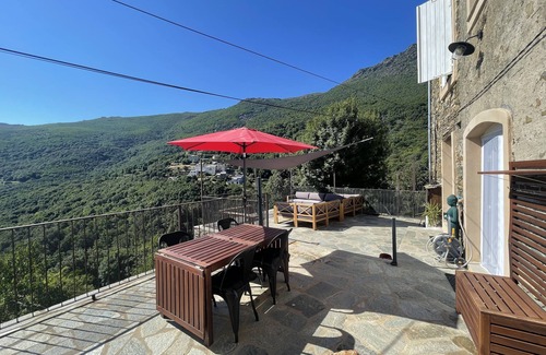 Sisco Apartment | Cap Corse, Sisco. Apartment in stone village house with sea view