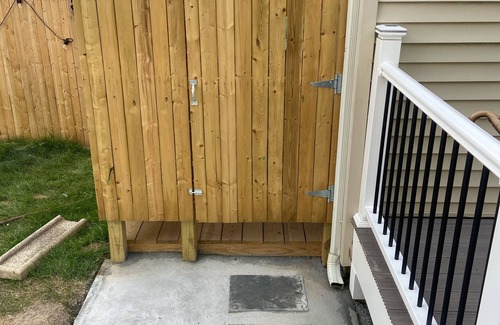 Lower Township House | Cape May 4 Bed Pool Oasis,Dog Friendly, Sleeps 10, Outdoor shower + Firepit + EV