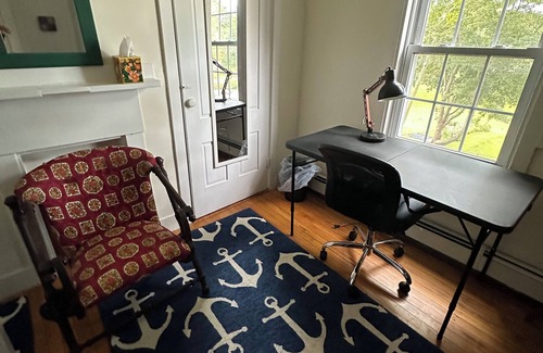 Bath House | Captain's Guest Room w/private bath & house entrance. Walk to everything.