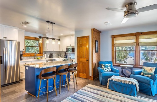 Carrabelle Apartment | Captain's Quarters is located on Carrabelle Beach! 1BR/1BA