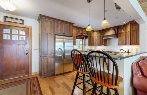 Meredith House | Captivating lakefront home with private dock, row boat, firepit, and lake views