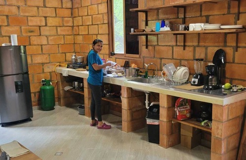 Buritaca Cabin | Caribbean Sea View King bed, AC, Fridge