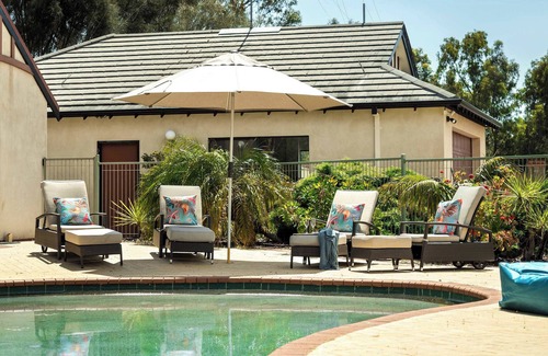 Dunsborough House | Carinya Cove - swimming pool, fireplace