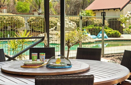 Dunsborough House | Carinya Cove - swimming pool, fireplace