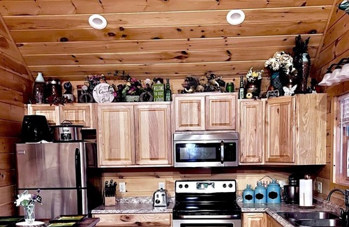Cleveland Cabin | “Carpe Diem” cabin/ w studio/koi pond/ 9 acres