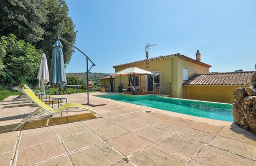 Biot Villa | Carpediem: A New House with A Private Heated Pool Overlooking The Mediterranean