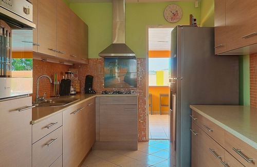 Shiribana Villa | Cas Trupial - Private villa with pool, 3 Beds, 2 Baths, big covered porch