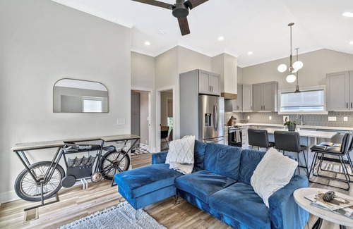 McFerrin Park Apartment | Casa Azul with Downtown Views