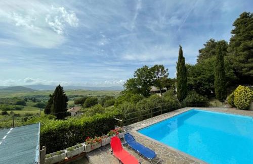 Castellina Marittima Villa | Casa Bianca Villa pool with sea view, fenced garden, barbecue by ToscanaTour
