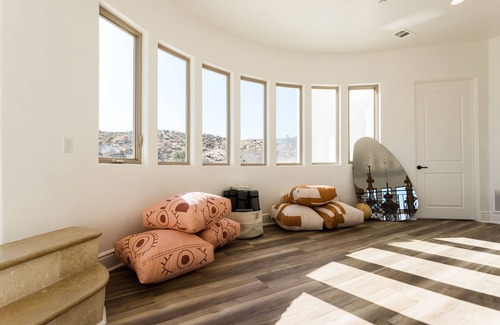 Yucca Valley House | Casa Blanca by Fieldtrip | Boulder Estate with Hot Tub, Soaking Pool & Outdoor Shower