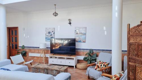 Palos de la Frontera House | Casa con jardín en la playa
