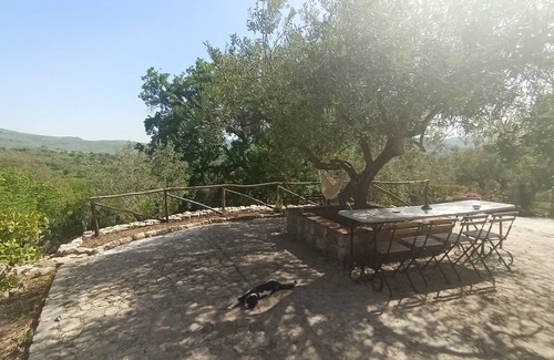 Madonie National Park House | Casa del Vento in San Cono, ancient stone dwelling among olive trees