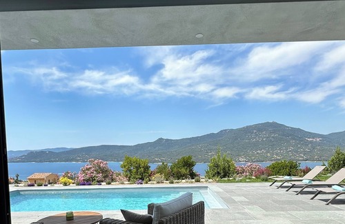 Propriano Villa | Casa Lea Villa Contemporaine Piscine vue mer