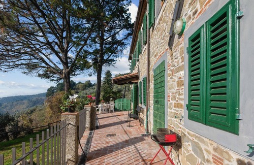 Petrognano Other | Casa Serena, dog-friendly Tuscan farmhouse with private garden andfurnished patio & enclosed yard.