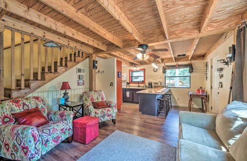 Cloudcroft House | Casa Verde Cabin with Fire Pit 4 Mi to Ski