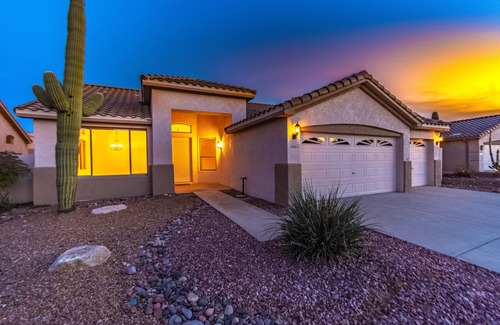 Rancho Vistoso House | Casa with Private pool and views of Pusch Ridge in Oro Valley