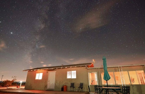 Twentynine Palms Cabin | Casita Verde - Secluded Desert Getaway | Night Skies
