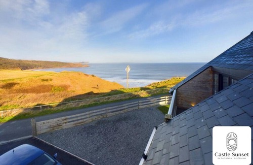Cayton Bay Villa | Castle View: Beachfront Luxury Home with Hot Tub, Ocean Views & Family Amenities