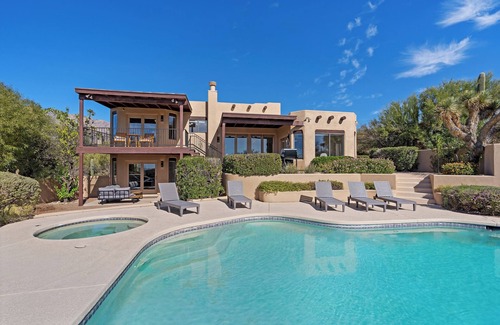 Tucson House | Catalina Foothills, 5 bedroom, Heated Pool and Spa, Views, Sleeps 16+