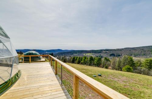 Franklin Apartment | Catskills Glamping at The Deer Dome in Franklin!