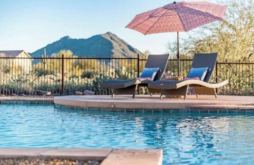 Red Dog Ranch House | Cave Creek Oasis~Heated Pool + Spa + Dog Friendly