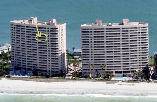 Sand Key Condo | CBC2 16F Large Private Balcony Overlooking Beach and Gulf On Beautiful Sand Key
