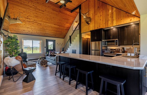 Cody House | Cedar Mountain Retreat- mountain modern getaway, newly added hot tub and fire pit!