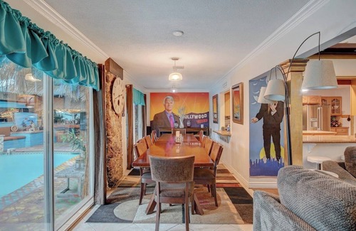 Las Vegas House | Celebrity Estate Next to the Strip! Huge Indoor Heated Pool,Spa,Tropical,Arcade,