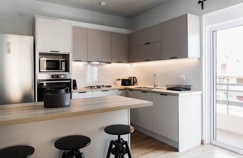 Palaio Faliro Apartment | Celestial 3BR Apartment with Balcony