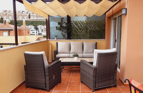 La Cala de Mijas Apartment | Center La Cala De Mijas, penthouse,terrace 100 m², near beach and town center
