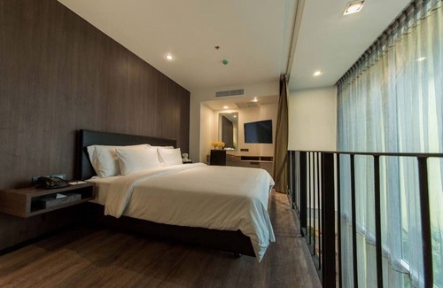 Pathumwan Apartment | center&shoppings area hidden modern high quality duplex wofi bts siam