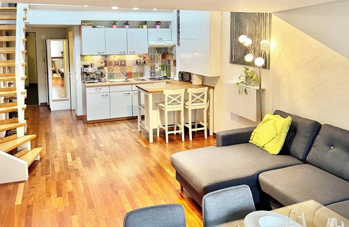 Old Town Apartment | Central Old Town Gem with Rare 40m² Terrace & River Views
