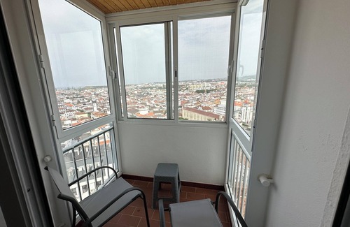 Ponta Delgada Apartment | Central Ponta Delgada - Ocean and Sunset views from tallest building on island
