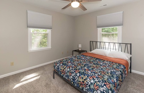 Apex House | Centrally located by Cary & Holly Springs with a private serene wooded backyard!