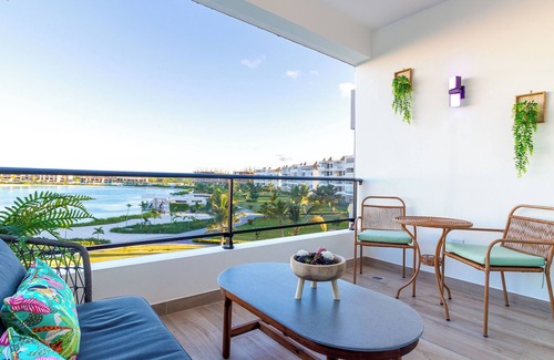 Punta Cana Condo | Centrally located Elegant, Modern Home Overlooking Crystal Lagoon