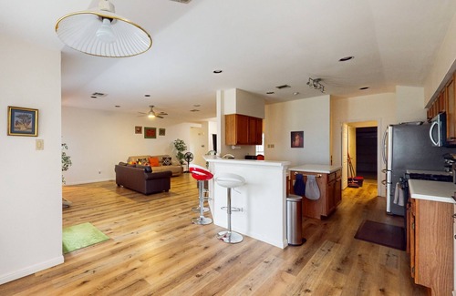 Brushy Creek House | Centrally located house with patio, central AC, & washer/dryer