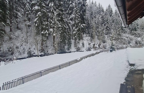 Sirnitz-Sonnseite House | Chalet am Bach - Ferienhaus, Dusche, WC, Flussblick