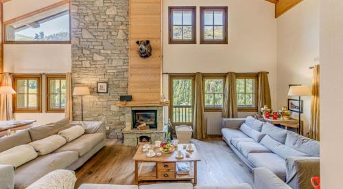 Les Brevieres Ski Chalet | Chalet Aspen - Chalet 170m2 - 6 chambres, 6 salles de bain, sauna MAE-3405