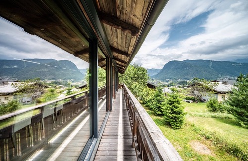 Essert-Romand Ski Chalet | Chalet 'Bella' with Mountain View, Private Terrace and Wi-Fi